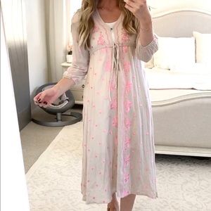 Flowy Embroidered Dress
